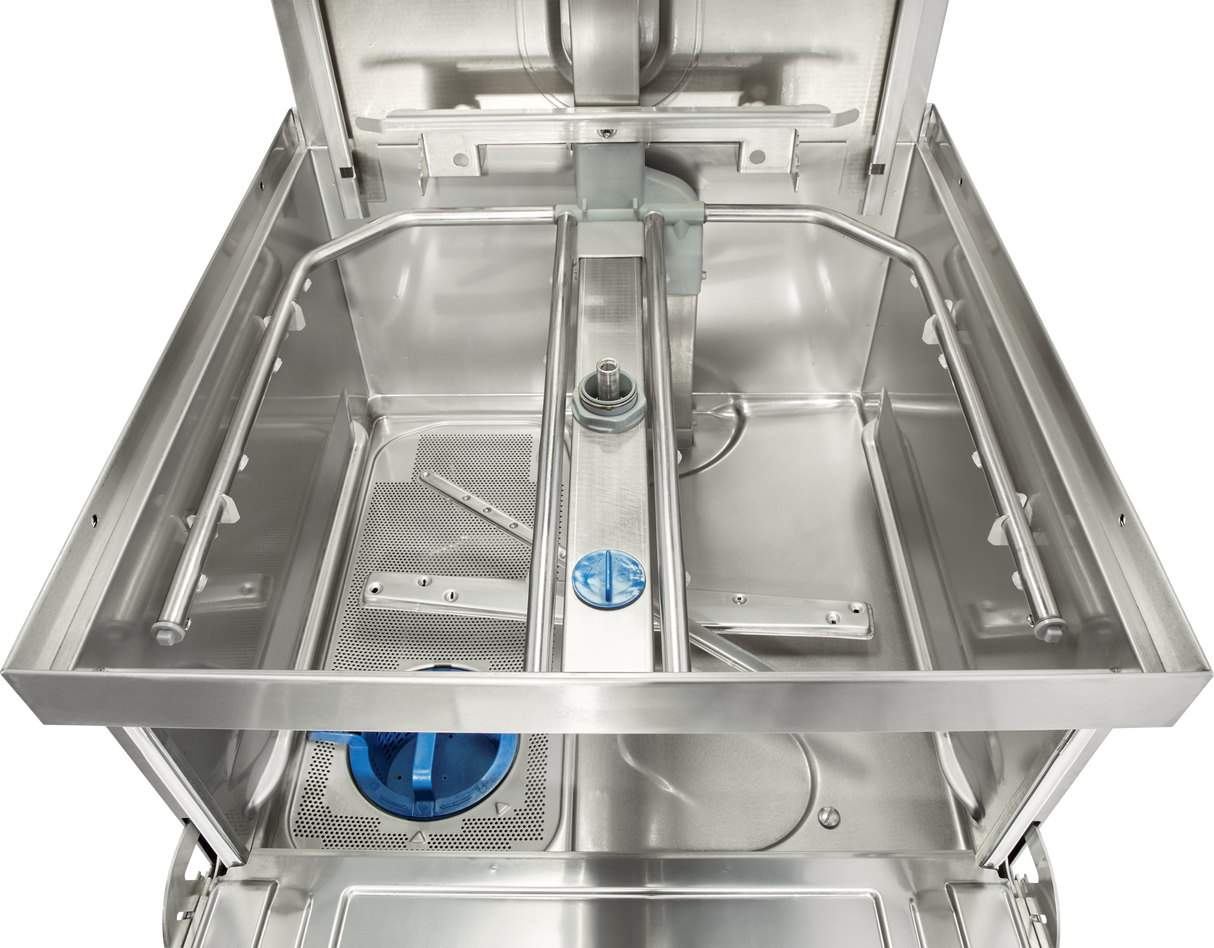 Hobart AMTL-2 Dishwasher 80 Rack Per Hour High Temp Electric Stainless Steel with Dual Wash Chambers