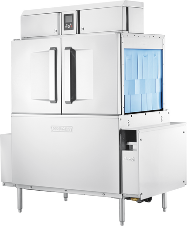 Hobart CL44-ADV+BUILDUP 44 Inch Conveyor Dishwasher with Automatic