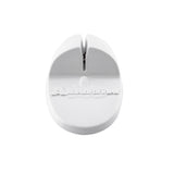 A white, oval-shaped plastic device with a central groove and the word “Avalon” embossed on the front, resembling a TableCraft Knife Sharpener, photographed against a plain white background.