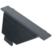 A dark gray, angular metal bracket with a wide, flat surface and ridged top edge—ideal for Charbroilers. The bracket features a small, rectangular protrusion and appears to be an Empura Parts structural or mounting component. The surface is matte and unadorned.