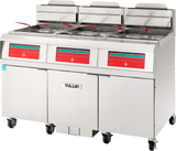 Vulcan 3VHG75CF_LP 59 Inch Gas Deep Fryer with (3) Tanks 330000 BTU