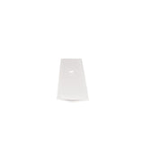 A folded white Micro-Filtration Filter Envelope vacuum cleaner bag with a small circular hole in the center, placed on a plain white background. The bag is neatly aligned and photographed from the front.