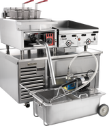 Vulcan CEF40 18 Inch Electric Deep Fryer Stainless Steel with 40 lbs Oil Capacity