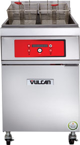 Vulcan 1ER85D_480/60/3 21 Inch Deep Electric Fryer 85 lbs Capacity Free-standing