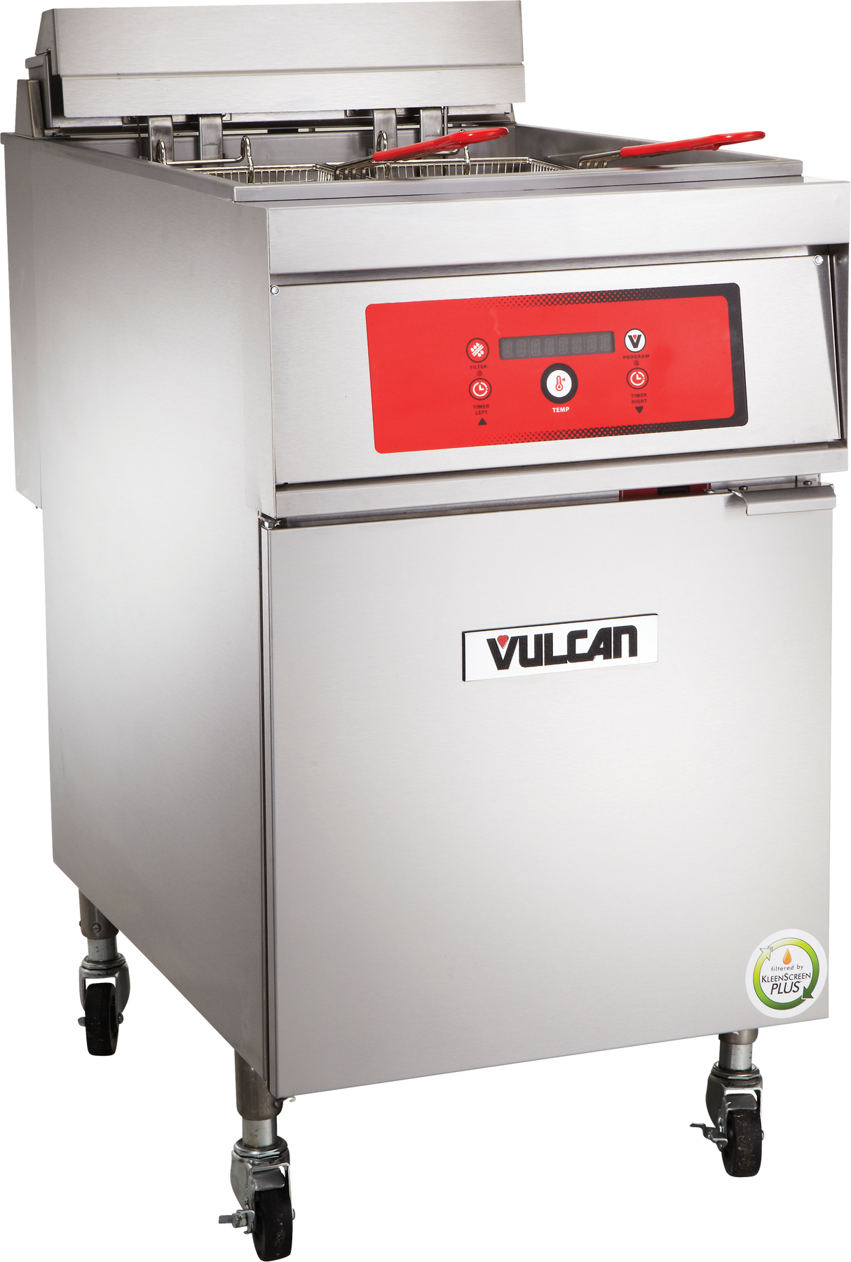 Vulcan 1ER85D_480/60/3 21 Inch Deep Electric Fryer 85 lbs Capacity Free-standing
