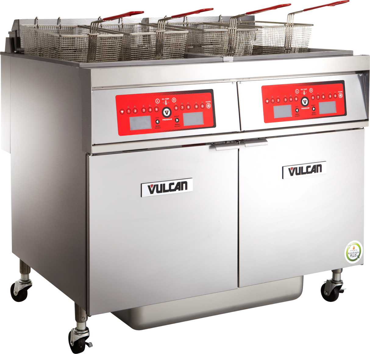 Vulcan 2ER85CF_208/60/3 Electric 42 Inch Deep Fryer with Dual Tanks