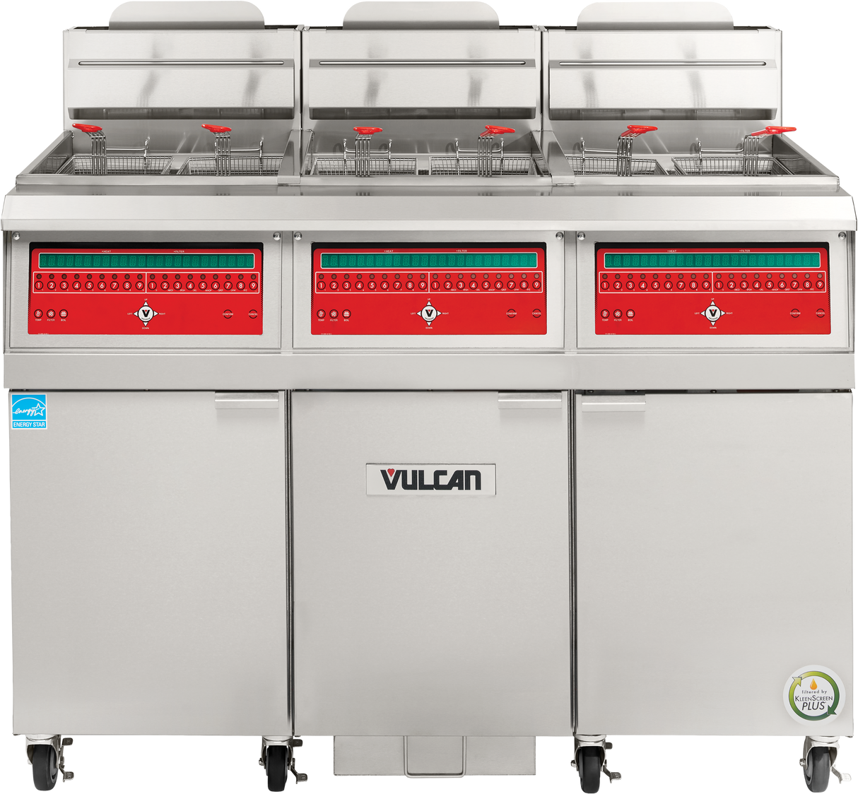 Vulcan 3VHG50CF_LP 46 Inch Deep Fryer Gas High Efficiency 50 Lbs Capacity with 225000 BTU