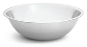 A large, empty 16 qt stainless steel mixing bowl with a smooth interior and slightly flared rim, photographed on a white background.