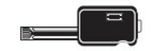 A black and silver car key fob with a rectangular body and a foldable metal key blade extended to the left. The fob features a horizontal button, rounded edges, and can be paired with programming module kits to program chips effortlessly.
