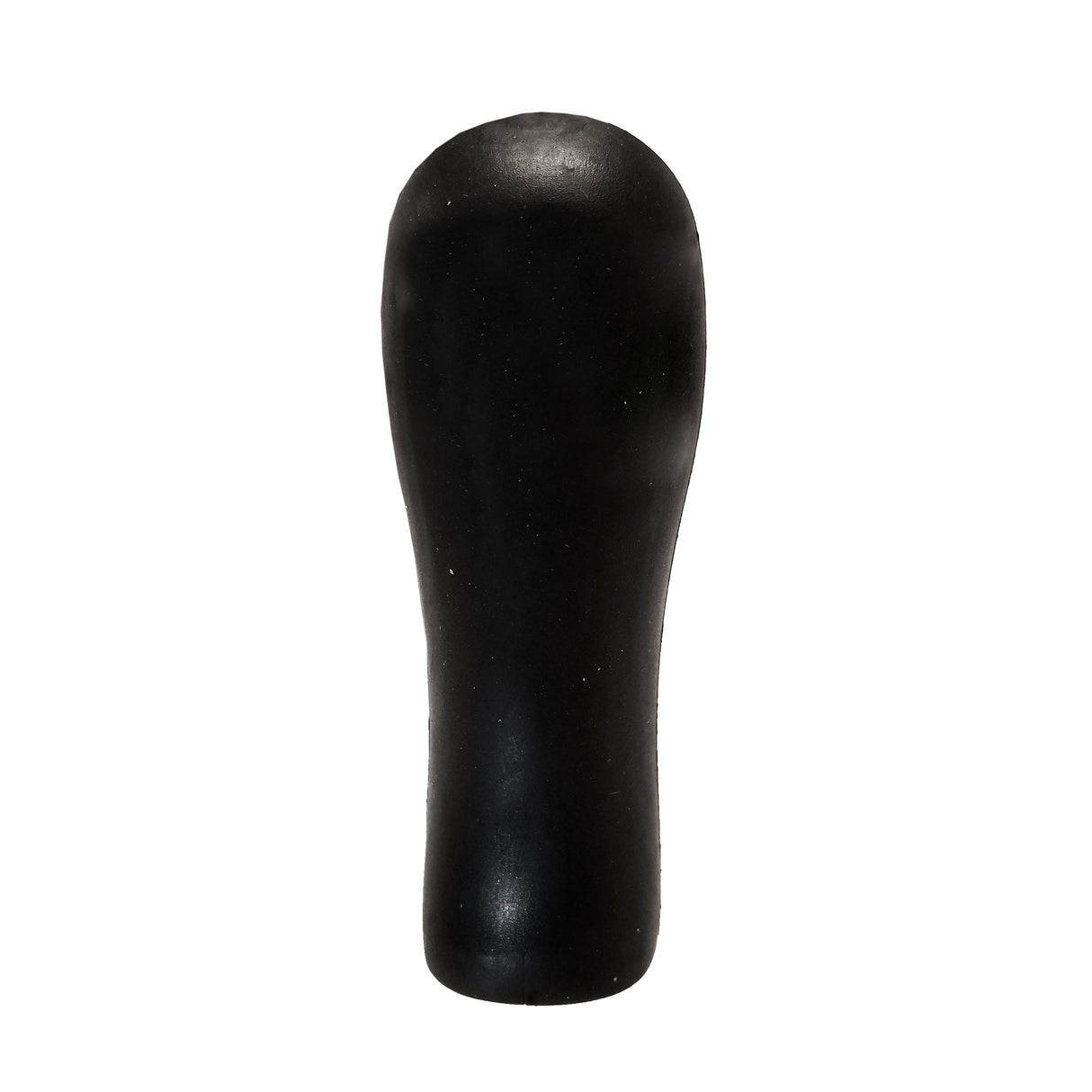 A black, cylindrical object with a rounded top and slightly wider middle, tapering towards the bottom. The smooth, matte surface suggests it could be a TableCraft commercial juice press replacement handle, photographed against a plain white background.