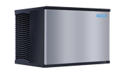 A stainless steel Ice Kube Machine with black side vents and a small blue KOOLAIRE label on the front, set against a plain white background. This air-cooled ice maker produces half-dice size cubes and features a sleek, rectangular design with clean lines.