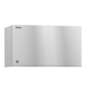 A stainless steel outdoor kitchen wall cabinet with a minimalist, rectangular design. Perfect for storing your Ice maker or crescent cube trays, it features a brushed metal finish, a small blue logo, and seamless corners with no visible handles.
