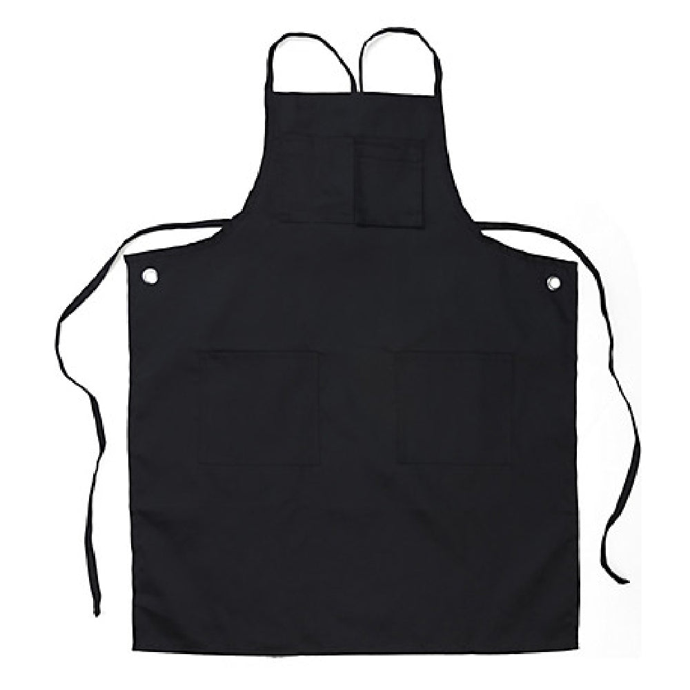 AllPoints KNG1176 33 In Shop Apron Black 5 Pocket