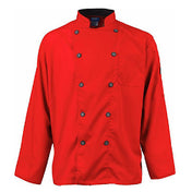 AllPoints KNG2122RDSL2XL 2xl Mens Active Chefcoat Red/slate Ls