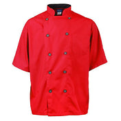 AllPoints KNG2124RDSL2XL 2xl Mens Active Chefcoat Red/slate Ss