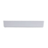 A plain, rectangular, white plastic tray is shown against a white background. Its flat surface and slightly raised edges echo the minimalist style of the Contemporary Collection Bowl, with no visible patterns or markings.