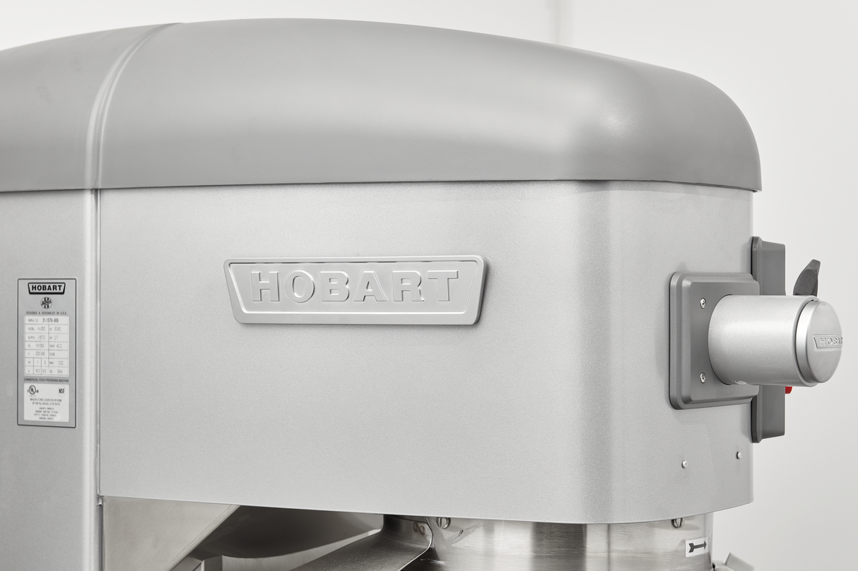 Hobart HL600+BUILDUP 60 Qt Floor Model Planetary Mixer Stainless Steel 2.7 Hp with Timer and Shift-on-the-Fly Controls