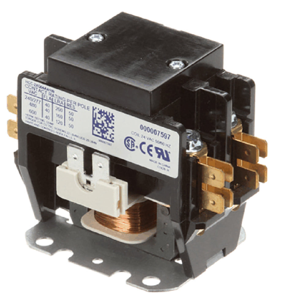 Manitowoc 000007597 Contactor 2 Pole 24v 5 0/60hz