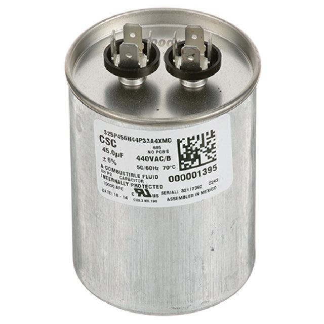 Manitowoc 000001395 Capacitor Run 45mfd 440v Ac