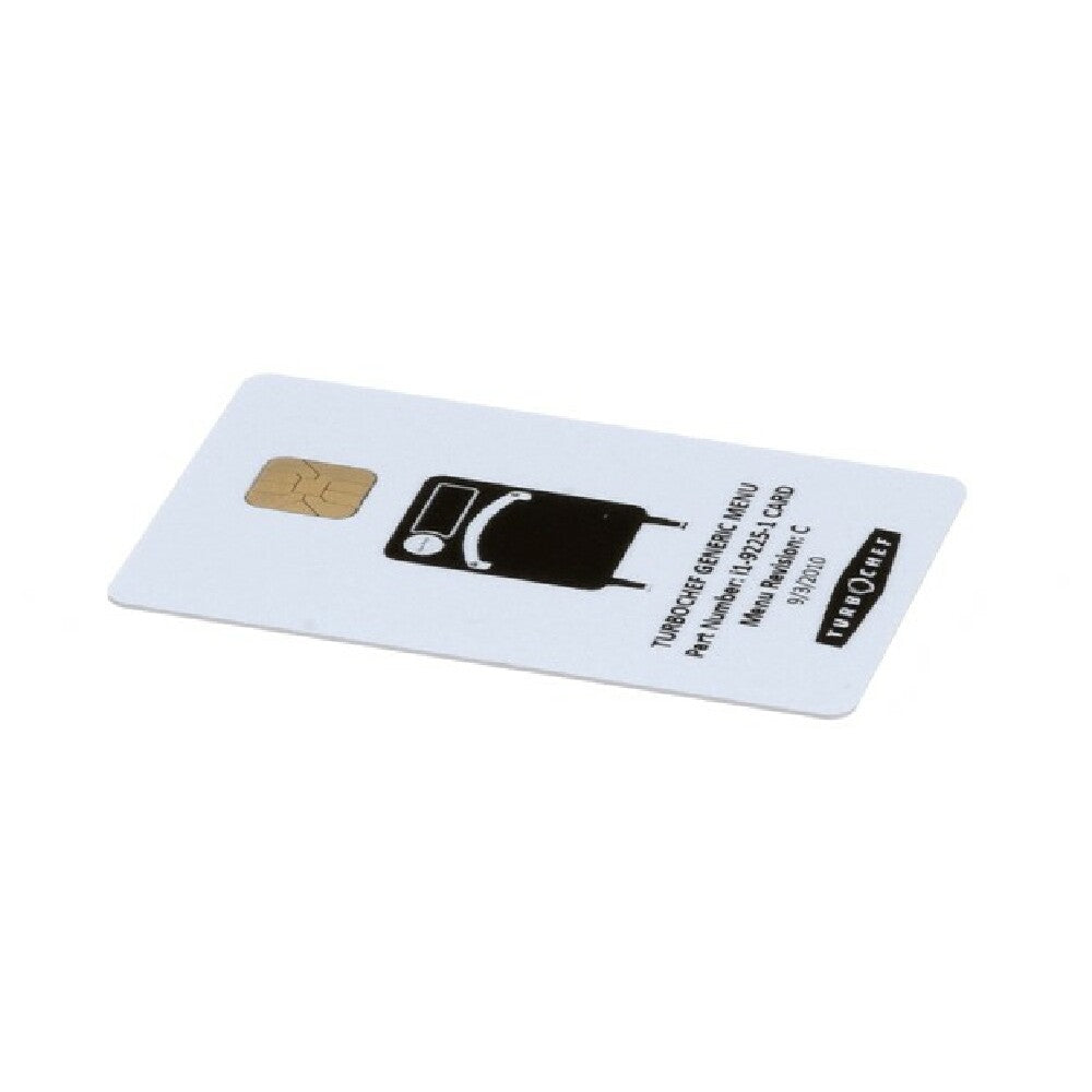 Turbochef I1-9225-1 Menu Card Prog Sota Gm