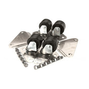 Blickman 6308 Casters Low Profile Set Of 4