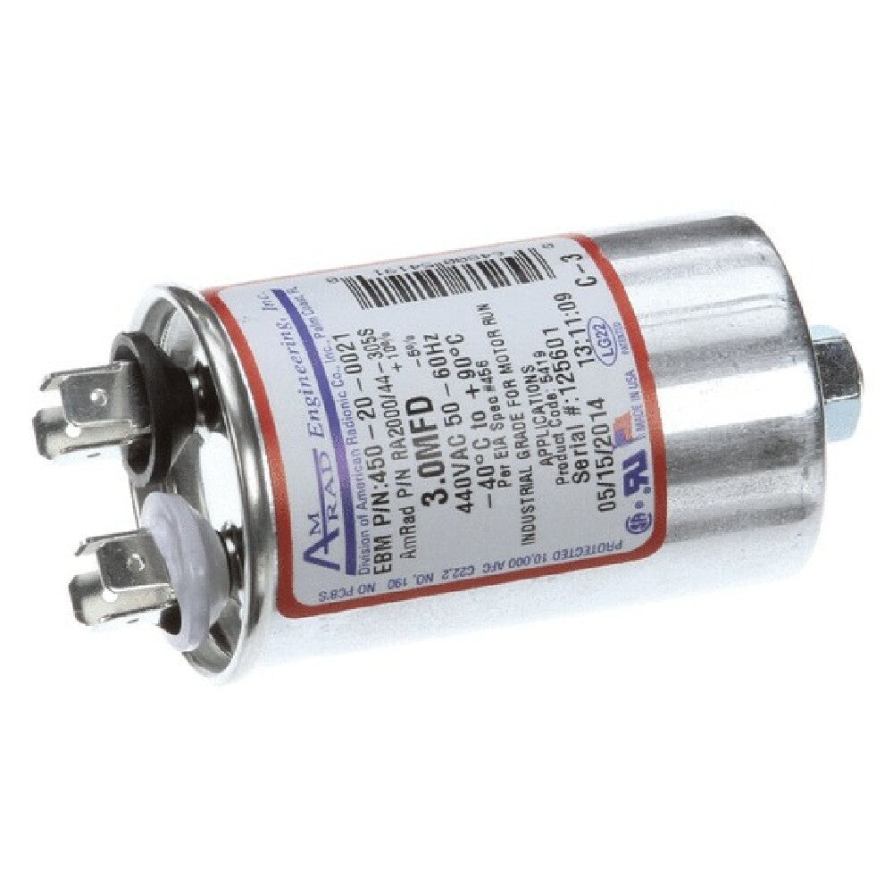 Alto-Shaam FA33931 Fan Capacitor Blower Mot Or 3 Uf Ar 7e