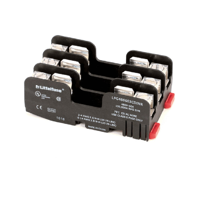 Alto-Shaam FU-35728 Fuse Holder 60a 480v Cl Ass G3 Pole Din Rail