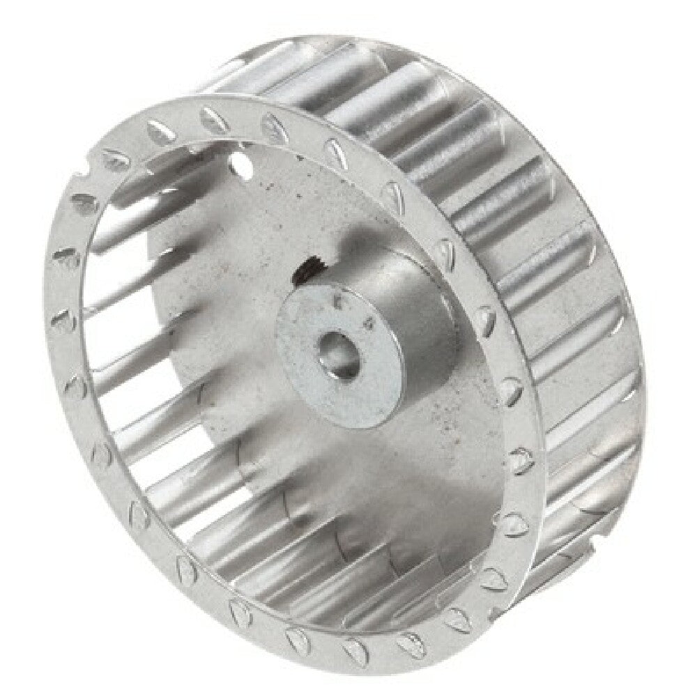 Alto-Shaam FA-33481 Fan Wheel 3.84"x 1" W/.3 12"hubcw From Back Alumi