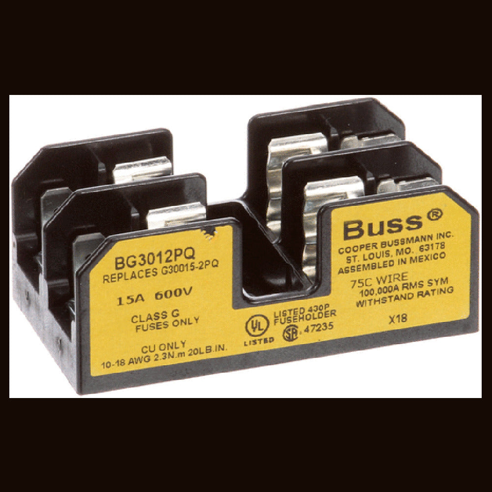 Alto-Shaam FU-3772 Fuseholder Dual 15a Clas S Gholds 2 Fuses