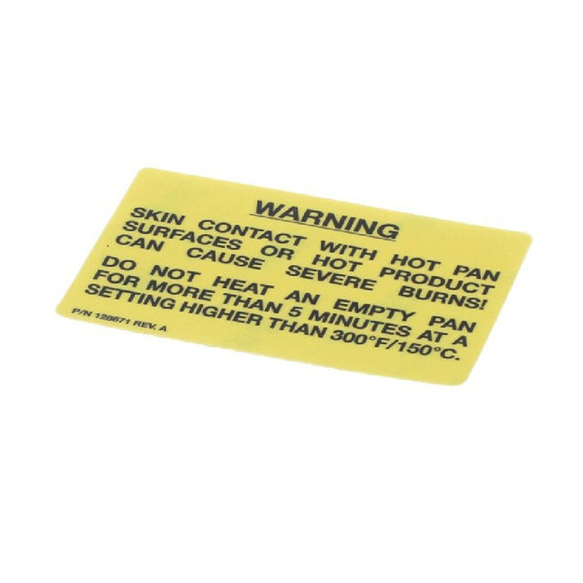 Groen 128671 Label Warning Hot Surf Ace
