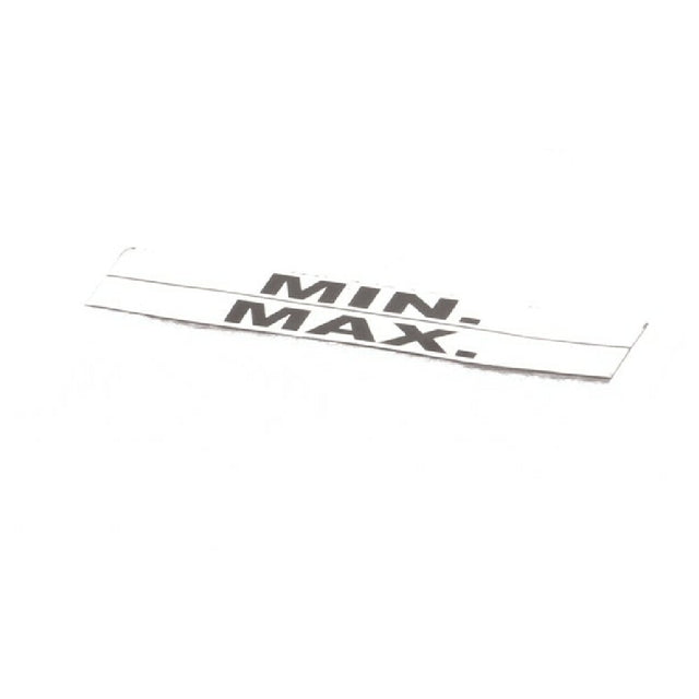 Groen Z000558 Label Maximum & Minimum