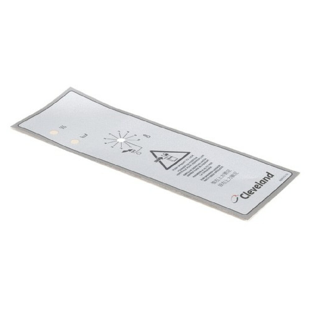 Cleveland KE95555-1 Label Ket Front Panel