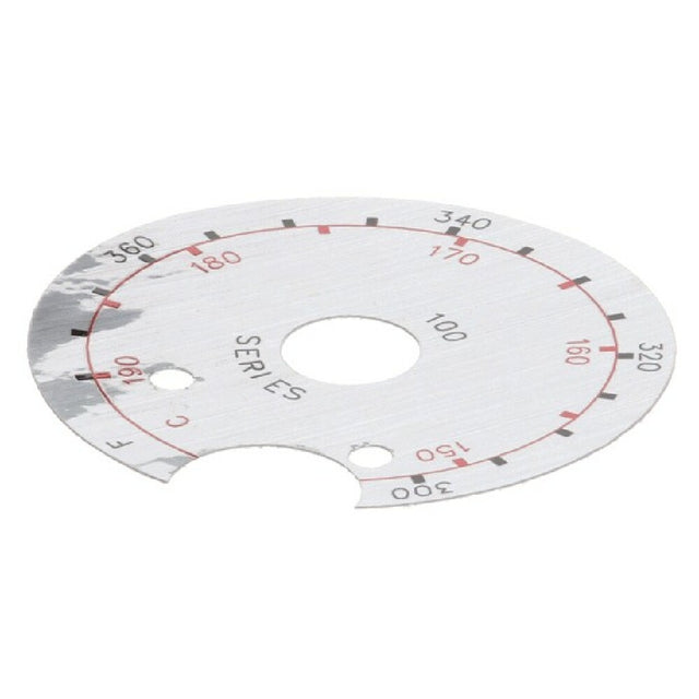 Frymaster 8021458 Label Dial Plate Notche D