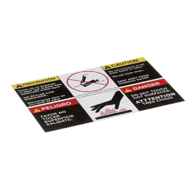 Star Mfg 2M-Z2620 Label Cautionbi Lingual
