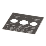 Jade Range 3000012008 Label Control Switch J Br (w/