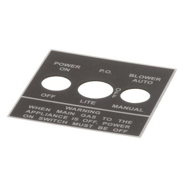 Jade Range 3000012008 Label Control Switch J Br (w/