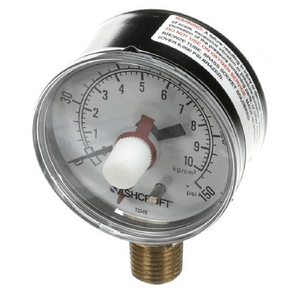 Multiplex 211907 Gauge 0 150 Psi 1/4npt B Tmmnt