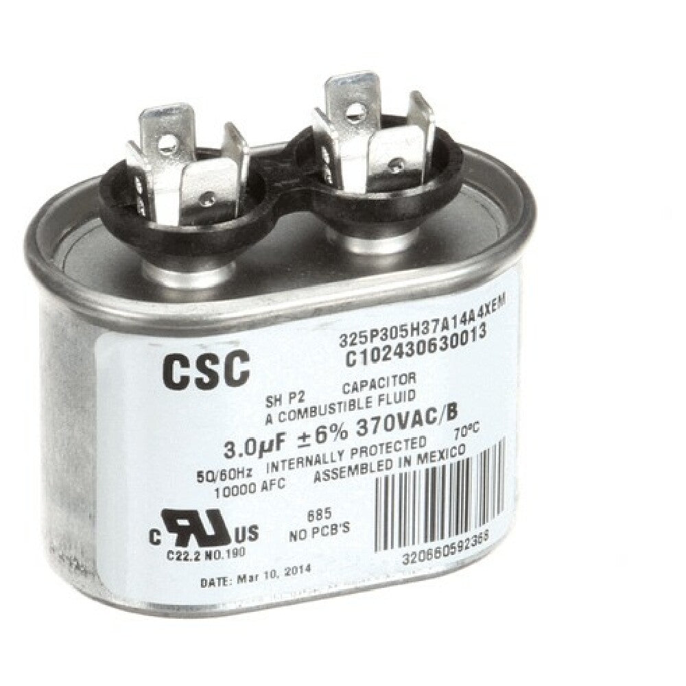 Manitowoc 8504583 Run Capacitor 3mfd 370v 60hz