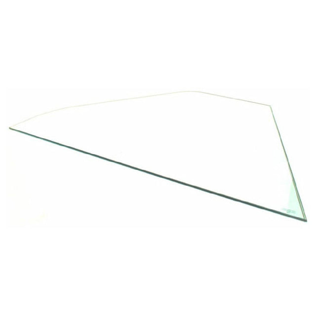 Alto-Shaam GL-25762 3/16in Clear End Glass