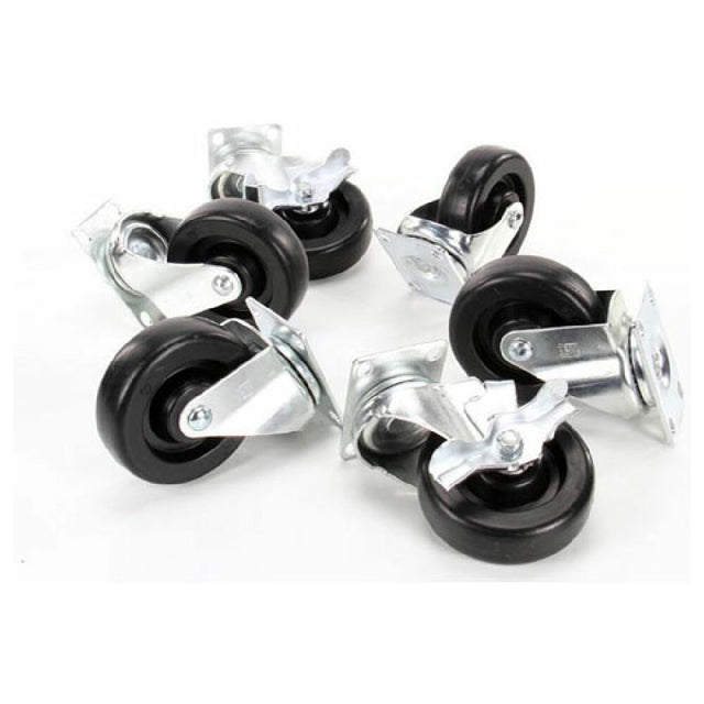 American Range A35103 4 Swivel 3/w Brake Castr Set Of 6
