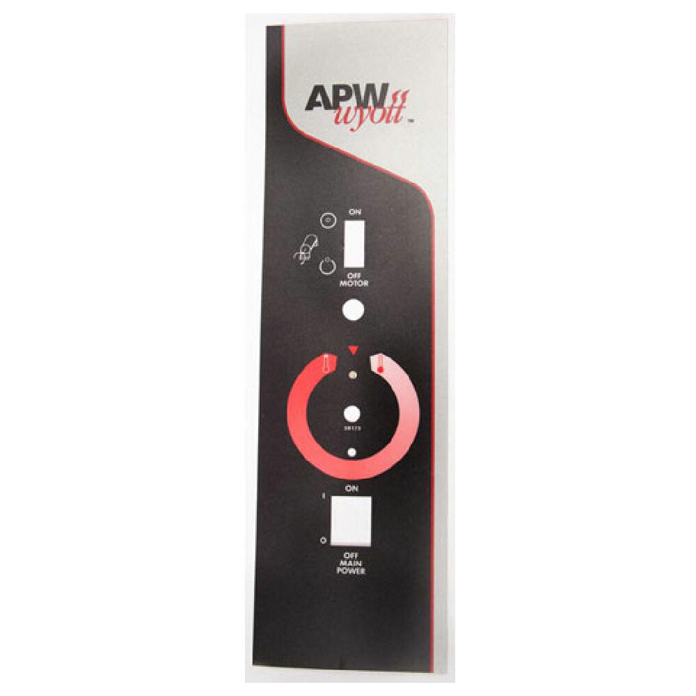 APW 58173 Control Plate Label M 95 2
