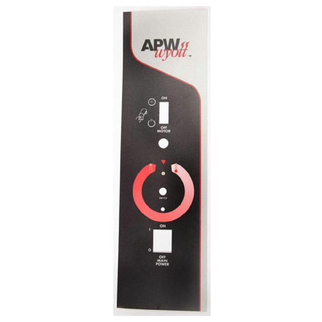 APW 58173 Control Plate Label M 95 2