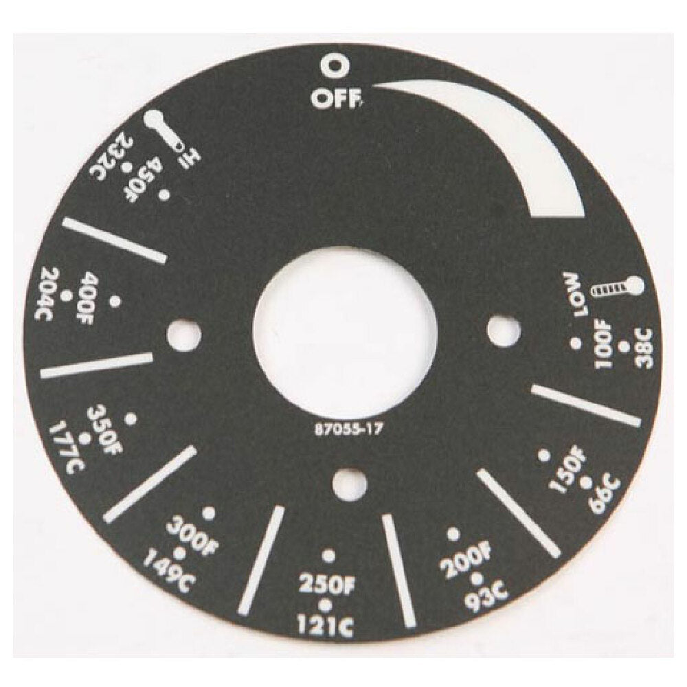 APW 8705517 Electric Griddles Plate Dial
