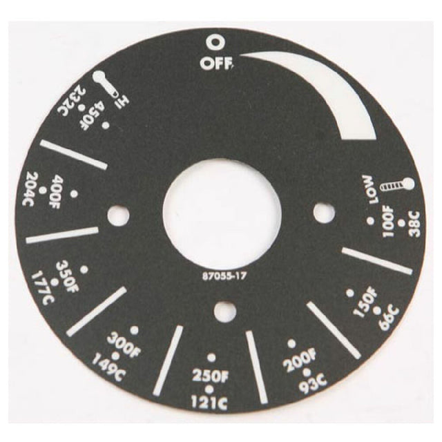APW 8705517 Electric Griddles Plate Dial
