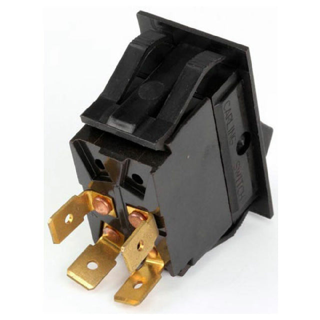 Blodgett 30464 Rocker Dpst Switch Matt Black