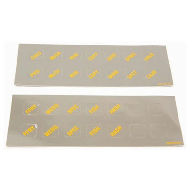 Frymaster 8022986 M2000 Computer Decals