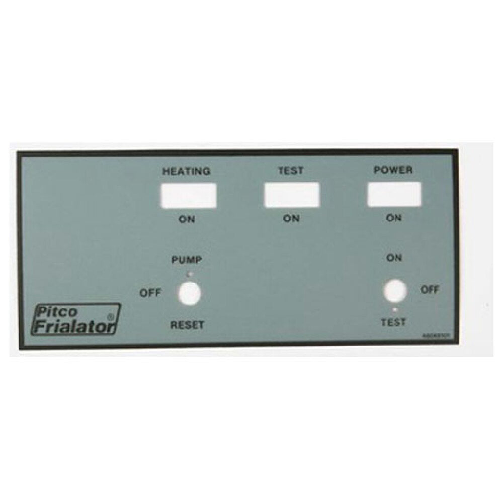 Pitco A6049101 Ovrly Fr Pnl Rh Label E147ufm