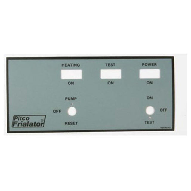 Pitco A6049101 Ovrly Fr Pnl Rh Label E147ufm