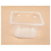 Silver King 43581 1/6 Size Plastic Pan 4in Deep