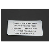 Vulcan Hart 421727-4 Propane To Np Plate